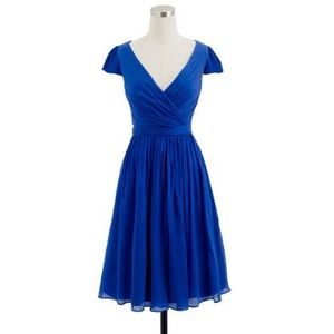 J. Crew Mirabelle dress in silk chiffon